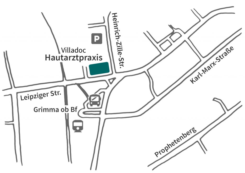 Anfahrt-Hautarzt-Grimma